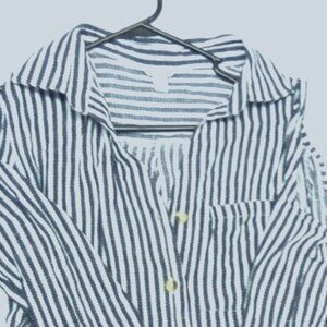 Cato EST. Sporty Dark Gray Striped Top XL